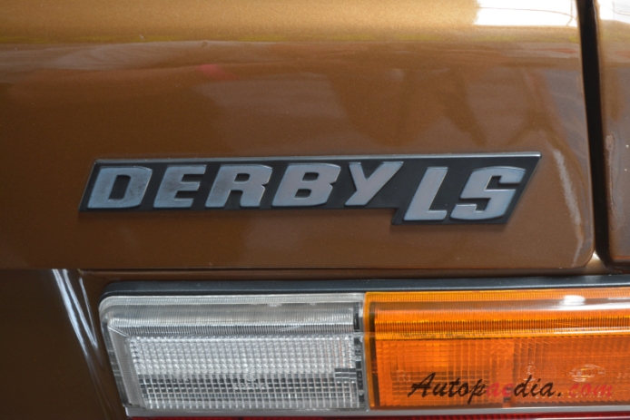 Volkswagen Derby I (Type 86) 1977-1981 (1977 VW Derby LS sedan 2d), rear emblem  
