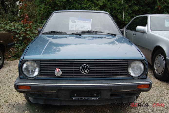 Volkswagen Golf Mk2 (Typ 19E) 1983-1992 (1984 hatchback 5d), front view