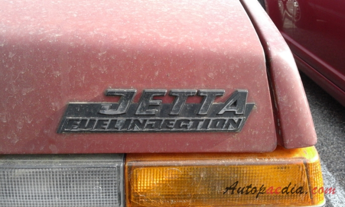 VW Jetta 1. generacja 1979-1984 (sedan 2d), emblemat tył 