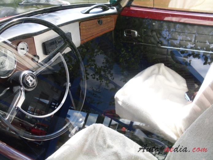 Karmann Ghia (VW type 14) 1955-1974 (1967-1969 Coupé 2d), interior