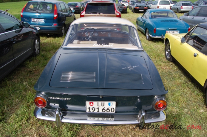 Karmann Ghia (VW type 34) 1961-1969 (Coupé 2d), rear view
