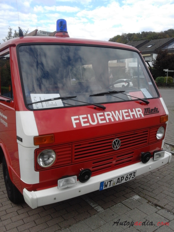 Volkswagen LT 1. generacja 1975-1996 (1982 wóz strażacki), przód