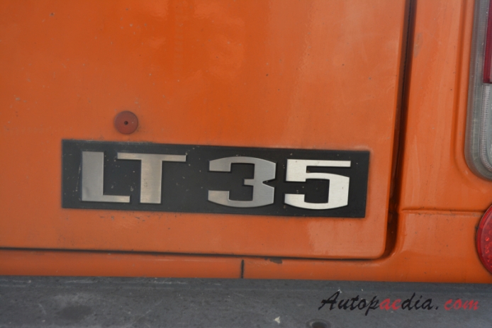 Volkswagen LT 1st generation 1975-1996 (1985-1993 panel van 4d), rear emblem  