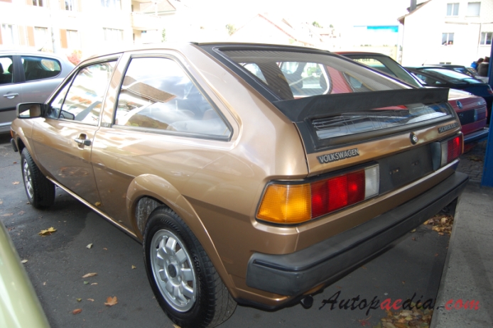 VW Scirocco II 1981-1992 (1981 Volkswagen Scirocco GT), lewy tył