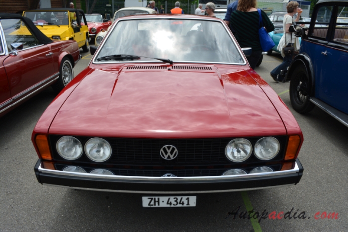 VW Scirocco I 1974-1981 (1976-1977 Volkswagen Scirocco GT), front view