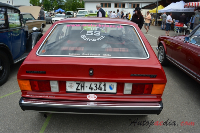 VW Scirocco I 1974-1981 (1976-1977 Volkswagen Scirocco GT), rear view