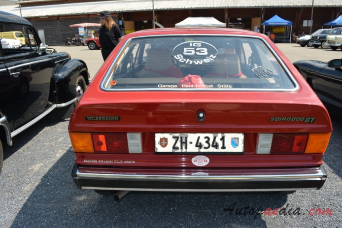 VW Scirocco I 1974-1981 (1976-1977 Volkswagen Scirocco GT), tył