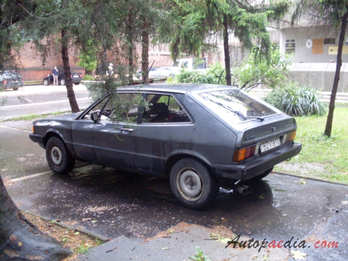 VW Scirocco I 1974-1981 (1978-1981),  left rear view