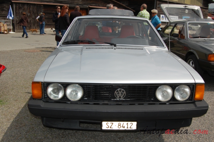 VW Scirocco I 1974-1981 (1978-1981 Volkswagen Scirocco GTi), front view