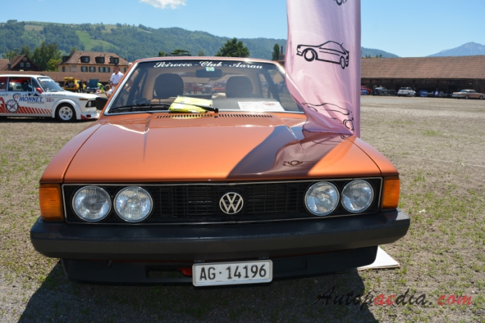 VW Scirocco I 1974-1981 (1980 Volkswagen Scirocco GLi), front view