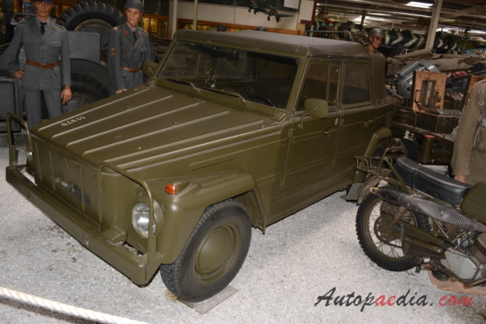 VW type 181 1969-1983 (1979 military vehicle), left front view
