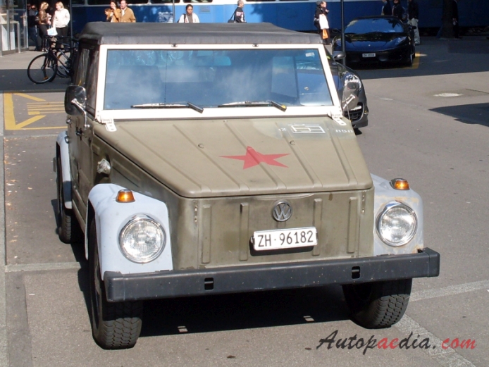 VW typ 181 1969-1983 (pojazd wojskowy), przód