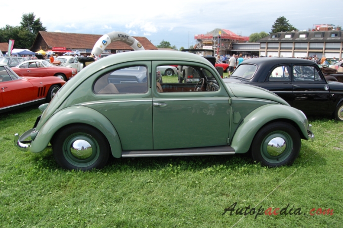 VW type 1 (Beetle) 1946-2003 (1951), right side view