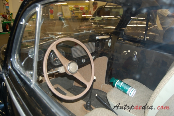 VW type 1 (Beetle) 1946-2003 (1952-1953), interior
