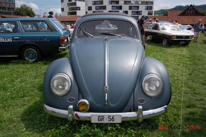 VW type 1 (Beetle) 1946-2003 (1953-1955), front view
