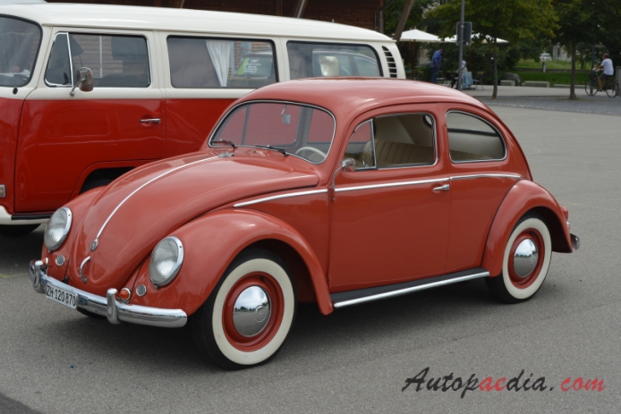 VW typ 1 (Garbus) 1946-2003 (1953-1955), lewy przód