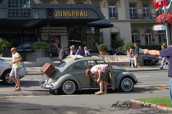 VW type 1 (Beetle) 1946-2003 (1958-1961 Faltdach), right side view