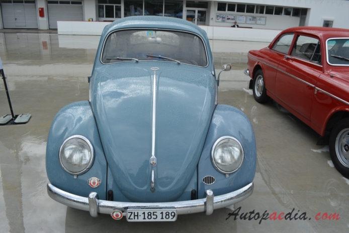 VW type 1 (Beetle) 1946-2003 (1958-1961 limousine 2d), front view