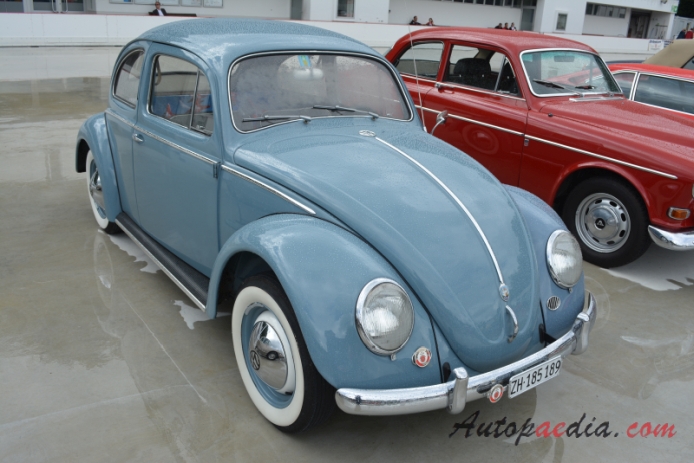 VW type 1 (Beetle) 1946-2003 (1958-1961 limousine 2d), right front view