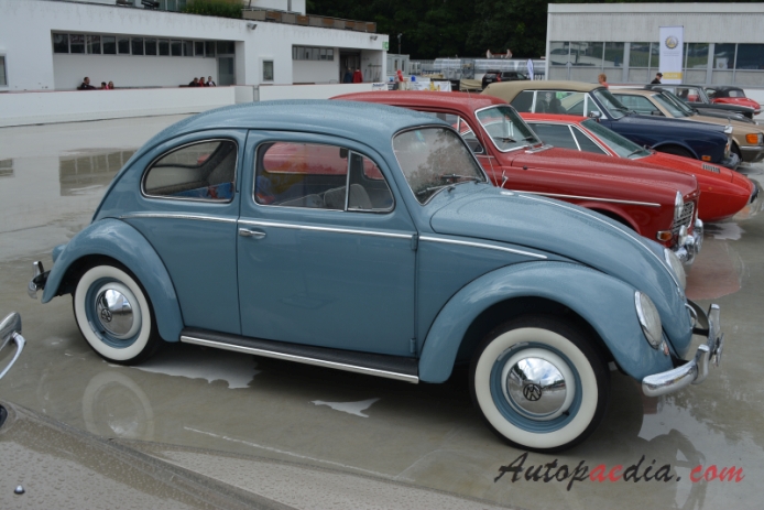 VW type 1 (Beetle) 1946-2003 (1958-1961 limousine 2d), right side view