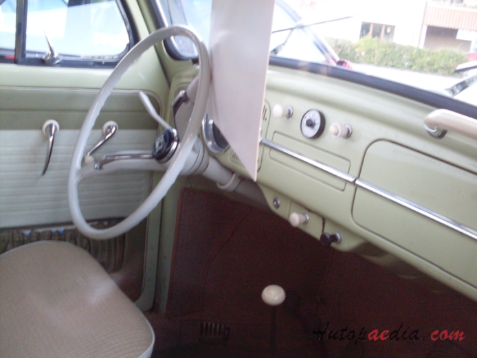VW type 1 (Beetle) 1946-2003 (1963 1200 Faltdach), interior
