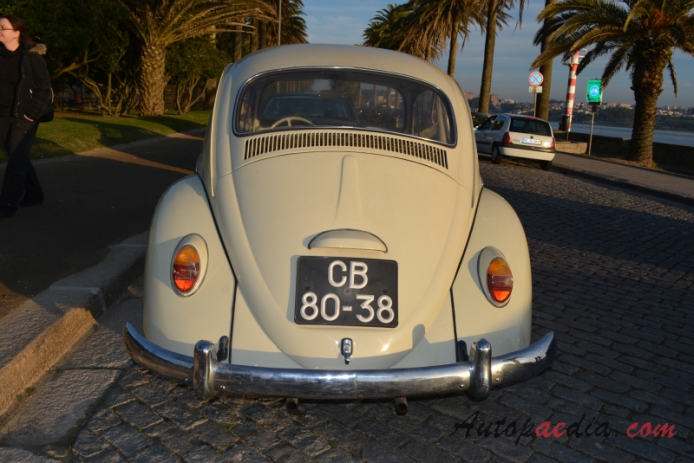 VW type 1 (Beetle) 1946-2003 (1965), rear view