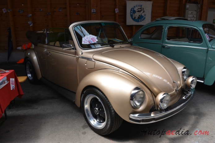 VW type 1 (Beetle) 1946-2003 (1973 1303 Cabriolet 2d), right front view