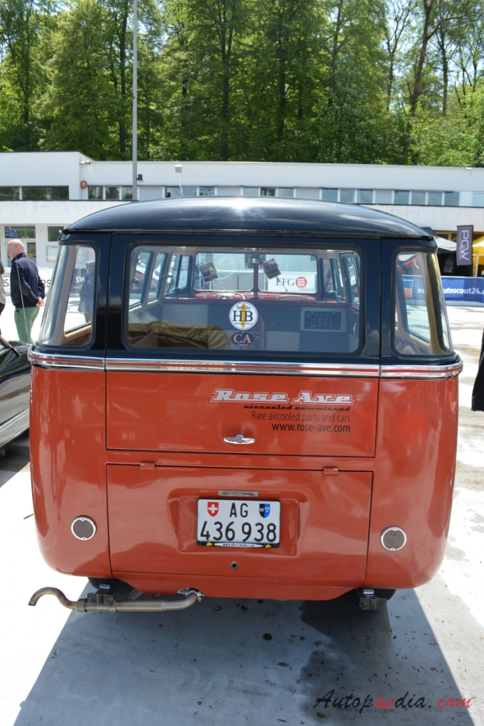VW type 2 (Transporter) T1 1950-1967 (1960-1961 T1b Samba), rear view