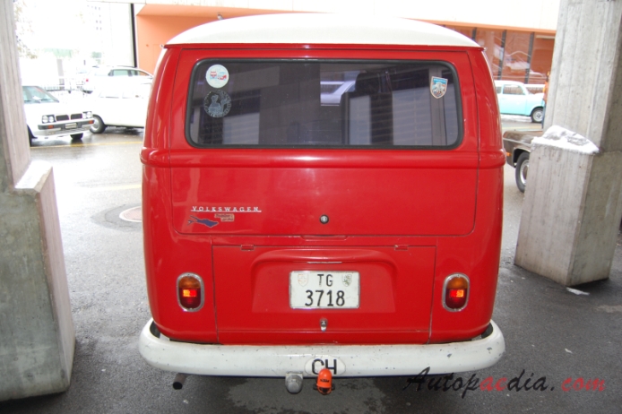 VW typ 2 (Transporter) T1 1950-1967 (1963-1967 T1c Kombi), tył