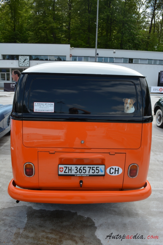VW type 2 (Transporter) T1 1950-1967 (1963-1967 T1c Kombi), rear view