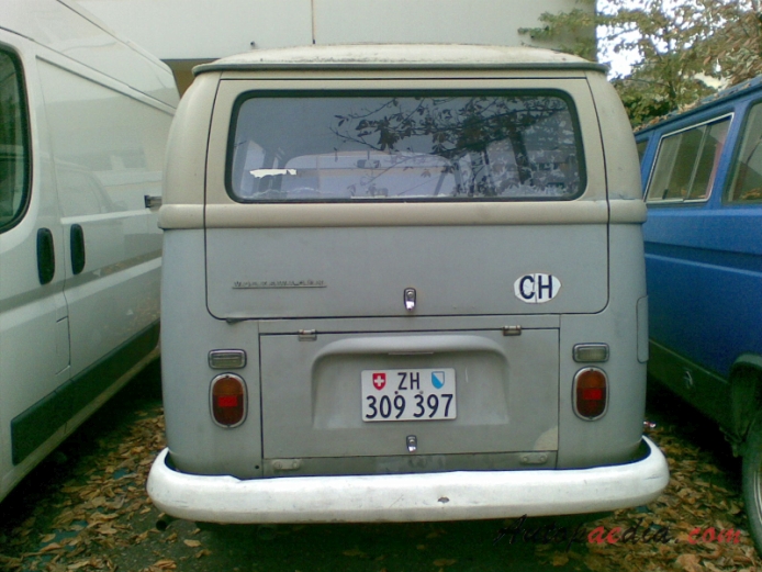 VW typ 2 (Transporter) T2 1967-1979 (1967-1972 T2a), tył