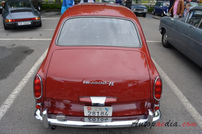 VW type 3 1961-1973 (1965-1967 1600TL fastback Coupé 2d), rear view