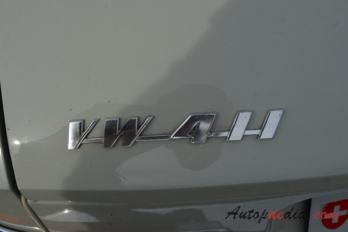 VW type 4 (411) 1968-1972 (1968-1969 saloon 4d), rear emblem  