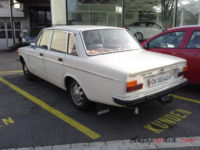 Volvo 140 series 1966-1974 (1973 144 sedan 4d),  left rear view