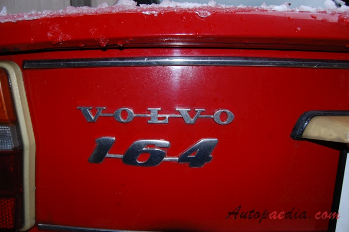 Volvo 164 1968-1975 (1968-1973 sedan 4d), emblemat tył 