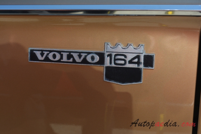Volvo 164 1968-1975 (1968-1973 sedan 4d), side emblem 