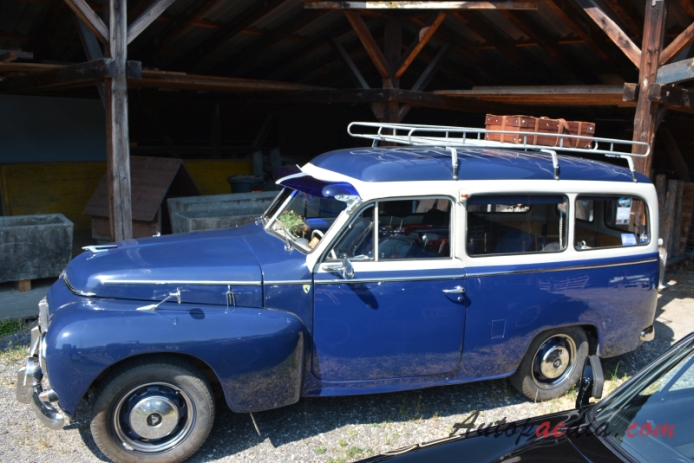 Volvo Duett 1953-1969 (1958 P445 station wagon 3d), left side view