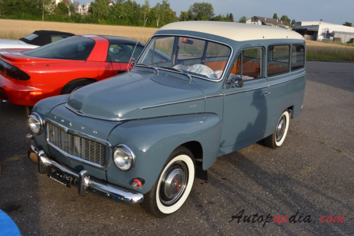 Volvo Duett 1953-1969 (1960-1969 P210 station wagon 3d), lewy przód
