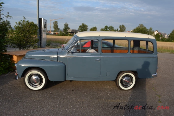Volvo Duett 1953-1969 (1960-1969 P210 station wagon 3d), lewy bok