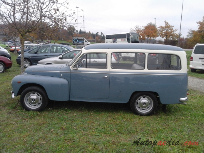 Volvo Duett 1953-1969 (1960-1969 P210 station wagon 3d), lewy bok