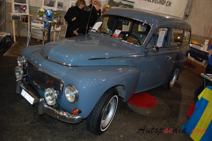 Volvo Duett 1953-1969 (1963 P210 station wagon 3d), left front view