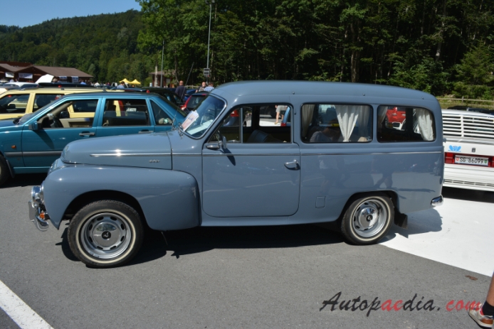 Volvo Duett 1953-1969 (1963 P210 station wagon 3d), left side view
