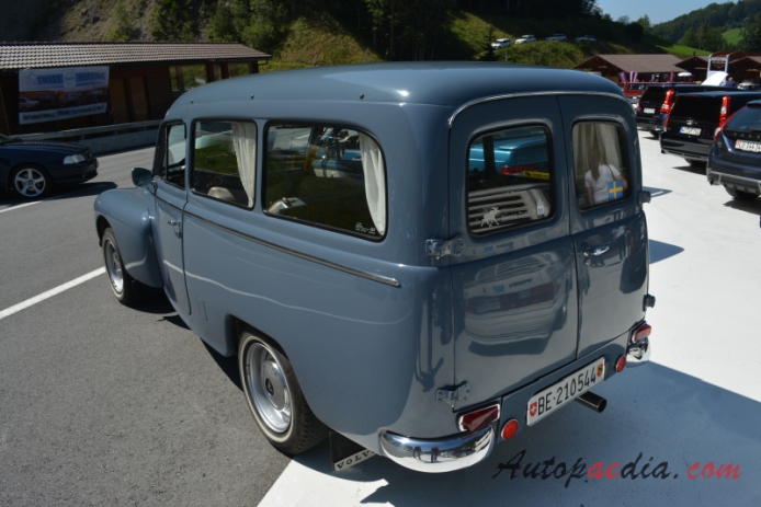 Volvo Duett 1953-1969 (1963 P210 station wagon 3d),  left rear view