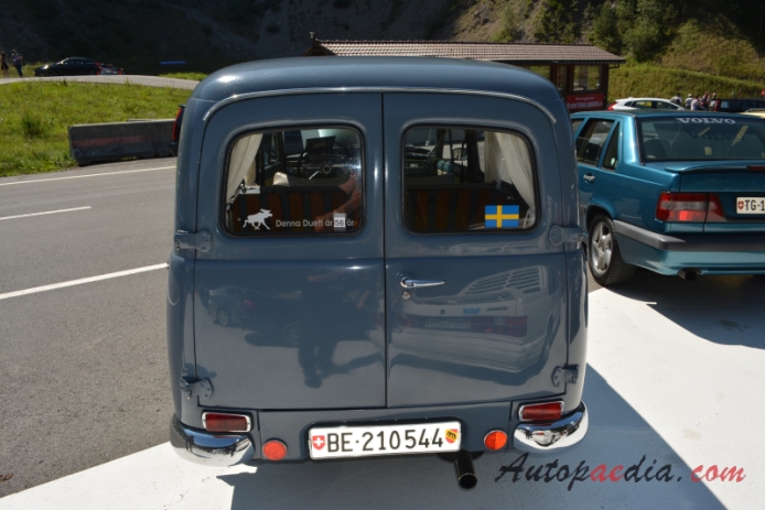 Volvo Duett 1953-1969 (1963 P210 station wagon 3d), rear view