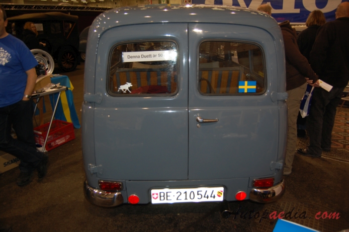 Volvo Duett 1953-1969 (1963 P210 station wagon 3d), tył
