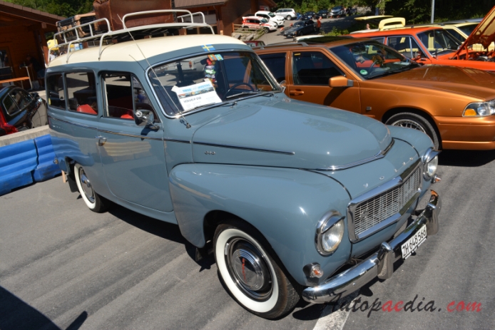 Volvo Duett 1953-1969 (1963 P210 station wagon 3d), right front view