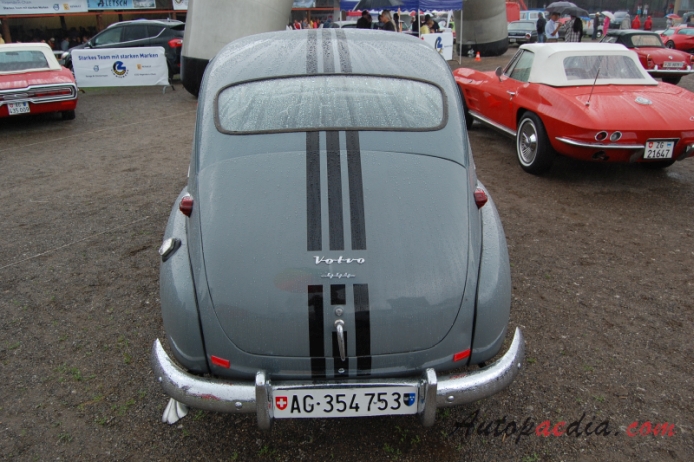 Volvo PV444 1947-1958 (1956 1600ccm), rear view