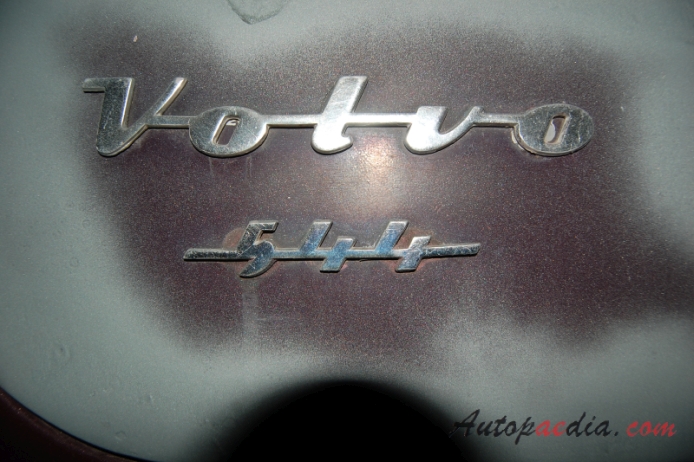 Volvo PV544 1958-1965 (1958-1961), rear emblem  