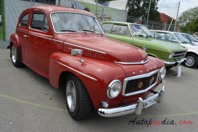 Volvo PV544 1958-1965 (1962-1965 B18 Sport), prawy przód
