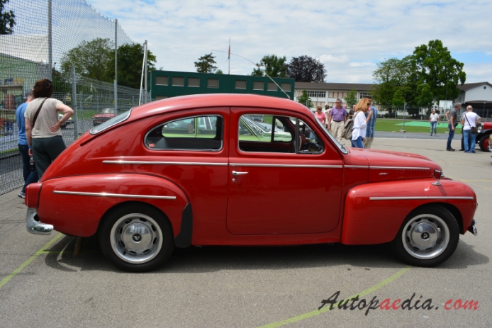 Volvo PV544 1958-1965 (1962-1965 B18 Sport), prawy bok